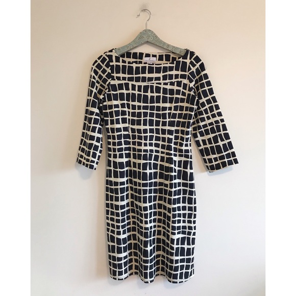 Jude Connally Dresses & Skirts - Jude Connally | Windowpane Print Stretch Dress